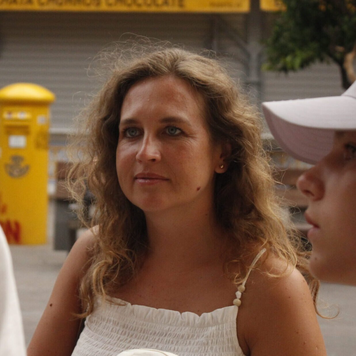 Joanna enjoying an exclusive tour in Valencia with a local guide