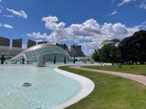 Mediterranean evening at city of art & sciences