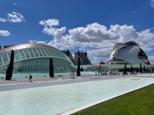 Mediterranean evening at city of art & sciences