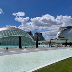 Mediterranean evening at city of art & sciences