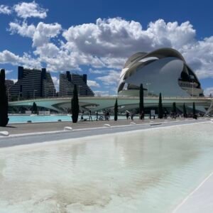 Mediterranean evening at city of art & sciences