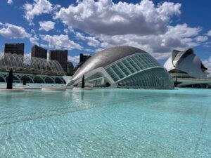 Mediterranean evening at city of art & sciences
