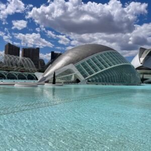 Mediterranean evening at city of art & sciences